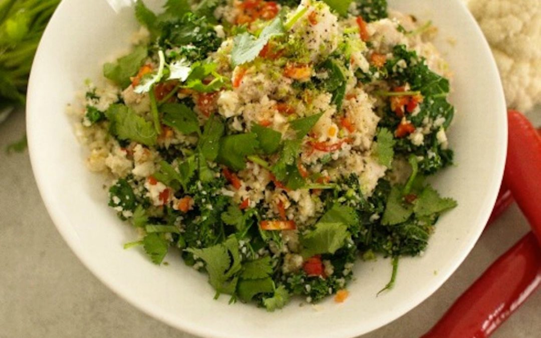 Cauliflower Rice with Chilli and Lime Chicken
