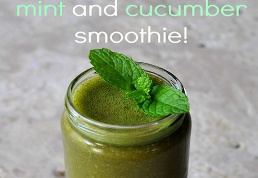 Refreshing, cleansing, cucumber smoothie