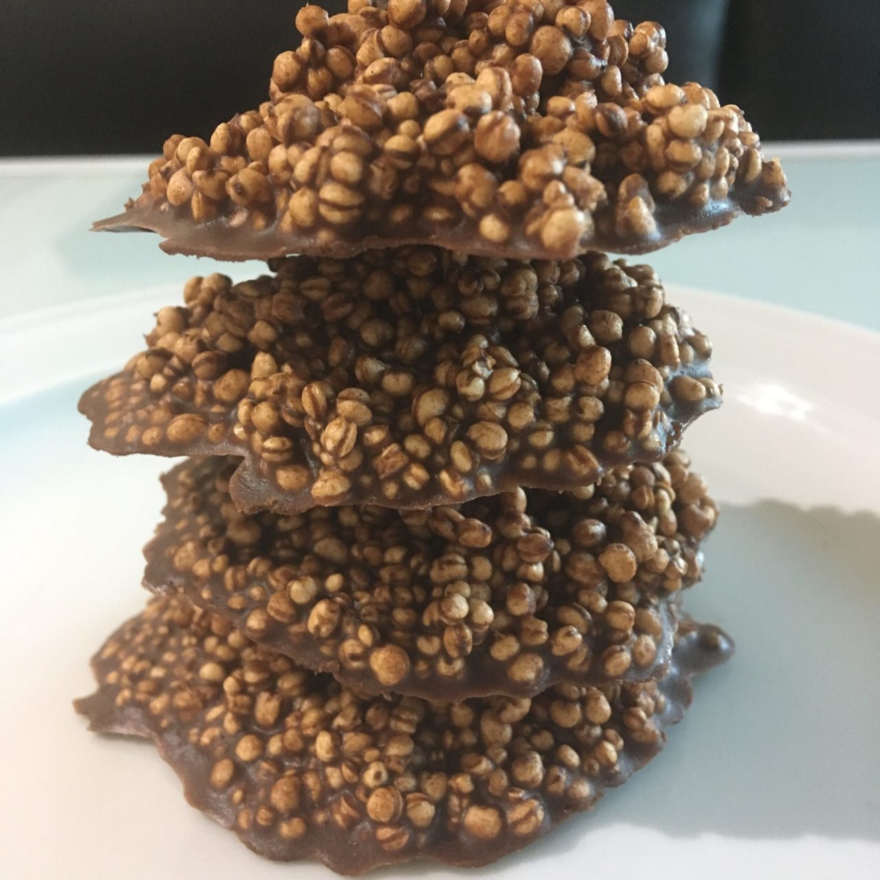 No Bake Puffed Quinoa and Cacao Cookies Changing Habits