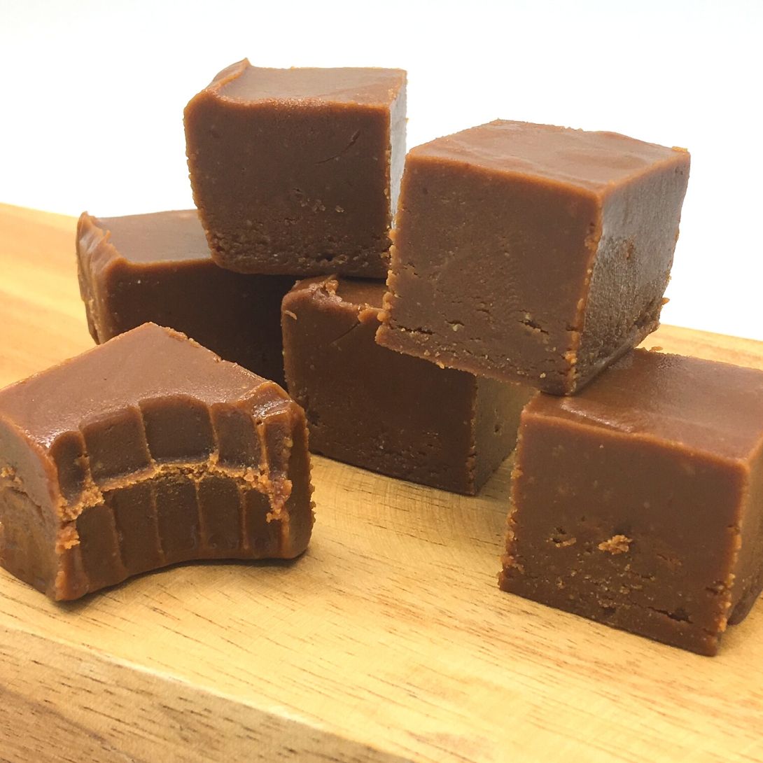 Salted Cacao and Peanut Butter Fudge