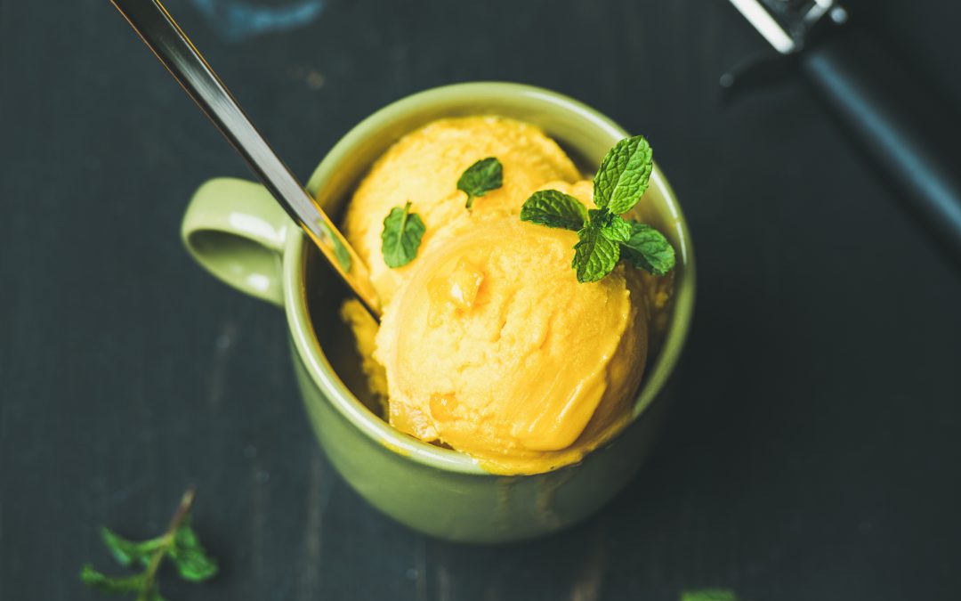 Simple Mango Sorbet