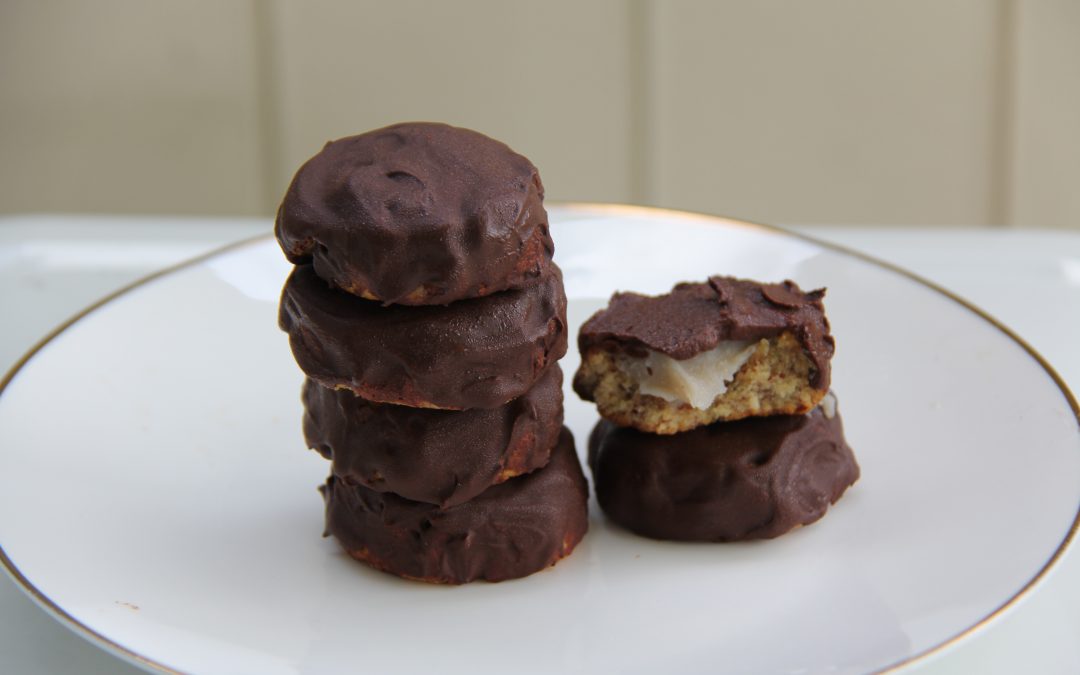 Choc Caramel Shortbread Biscuits