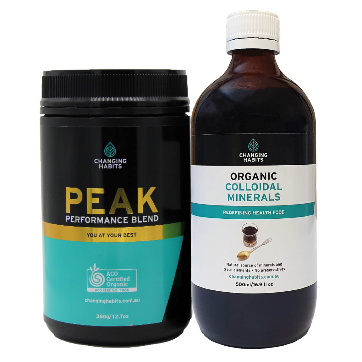 Peak Performance Blend and Colloidal Minerals Changing Habits