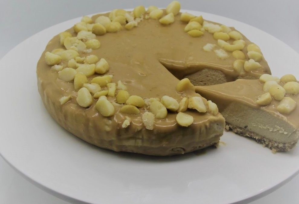 Salted Caramel and Macadamia Cheesecake