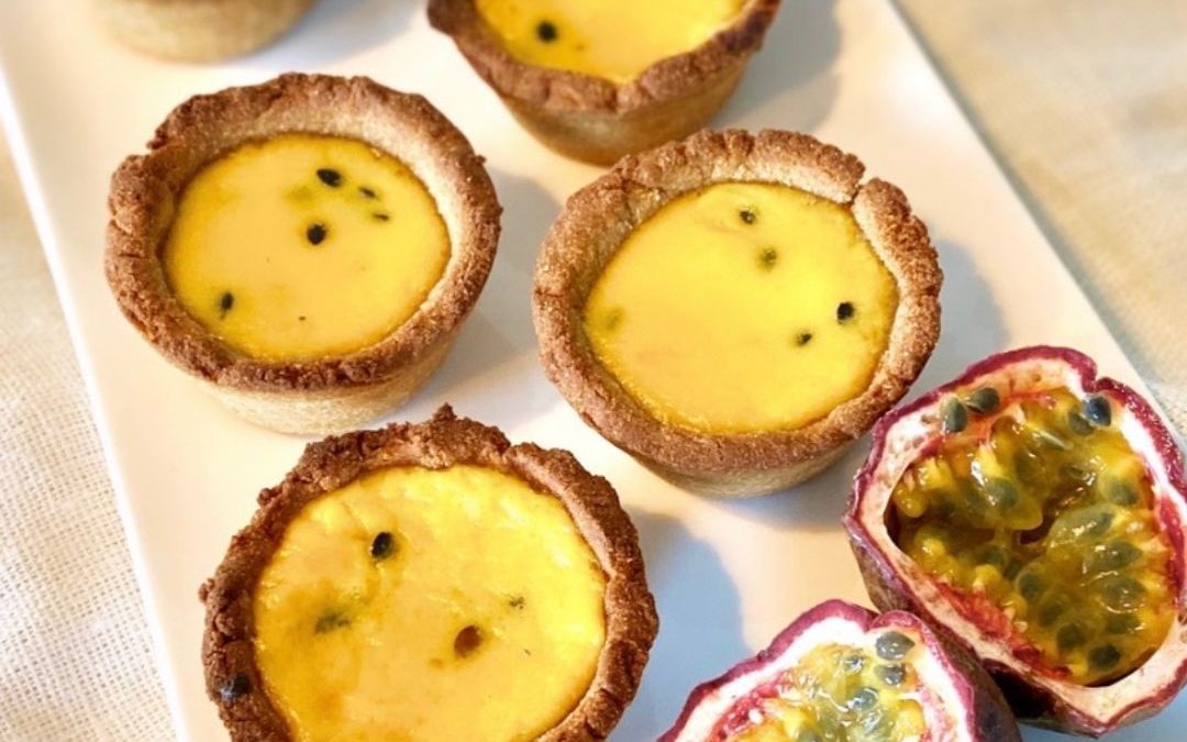 Passionfruit Curd Tarts