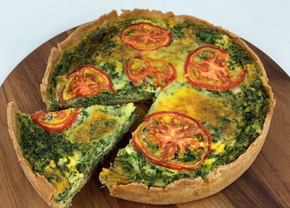 Spinach and Feta Quiche