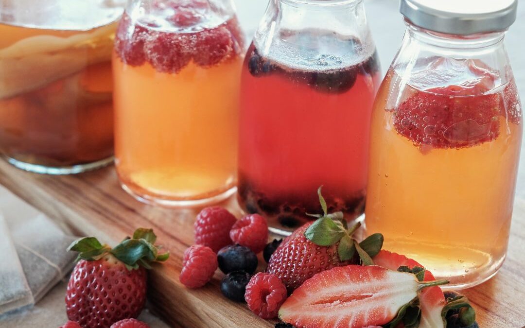 Fermented Probiotic Drink with whole fruit